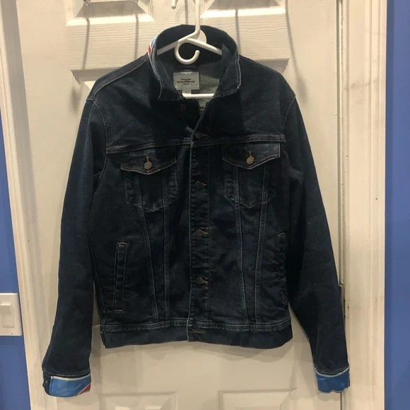 Upcycle Denim Jean Jacket M - Picture 2 of 9